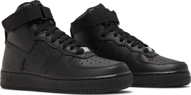 Nike air force cheap 1 high triple black