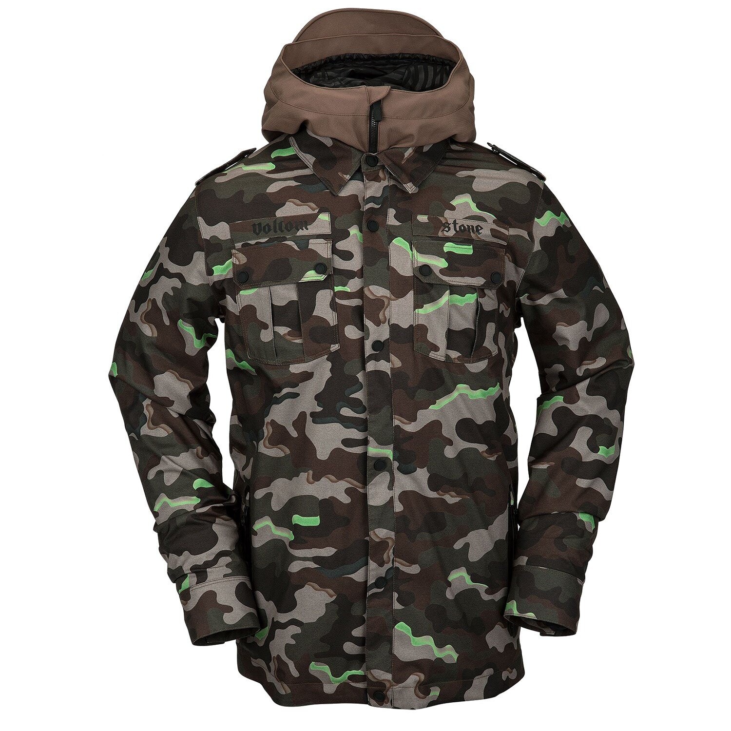 

Куртка Volcom Creedle2stone, зеленый / серый / черный