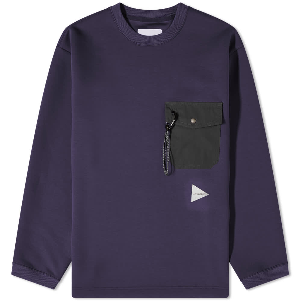 

Толстовка and wander Airly Warm Crew Sweat