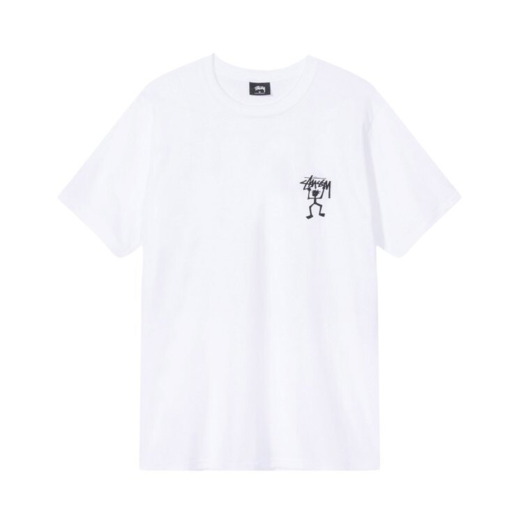 

Футболка Stussy Warrior Man T-Shirt 'White', белый