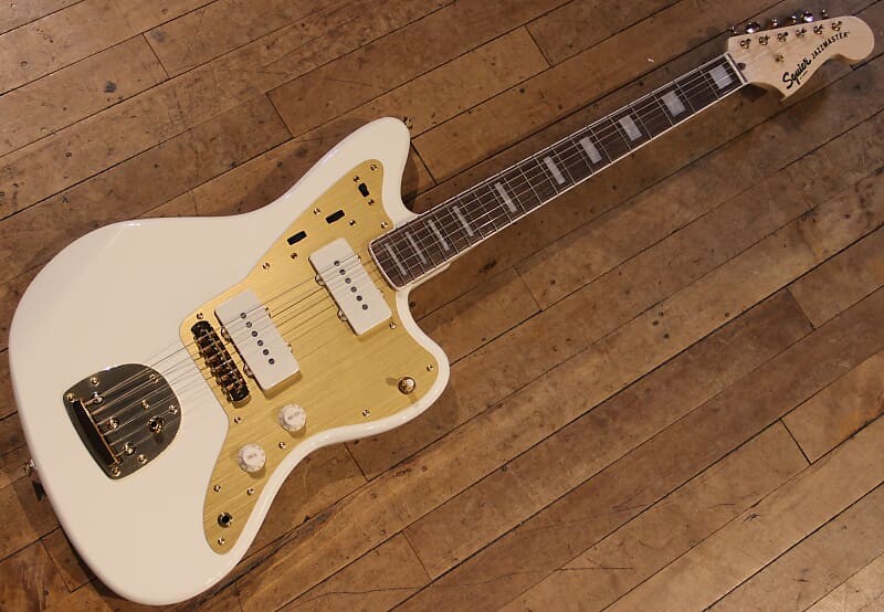 

Squier 40th Anniversary Jazzmaster Gold Edition Olympic White