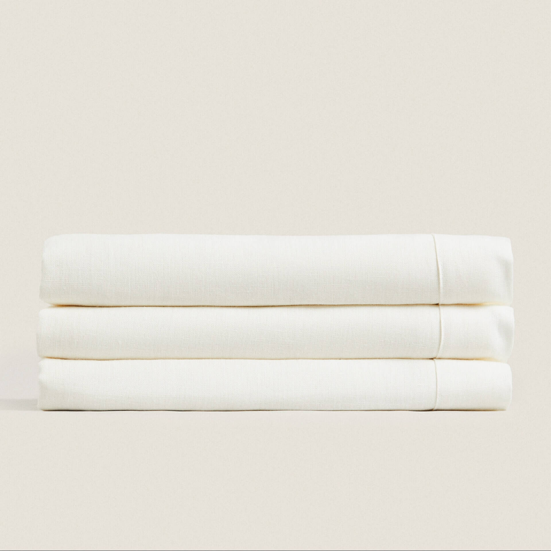 Скатерть Zara Home Basic Linen, белый скатерть zara home check cotton linen горчично желтый