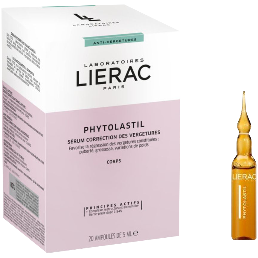 Lierac Phytolastil сыворотка корректирующая растяжки в ампулах, 20x5 мл/1 упаковка