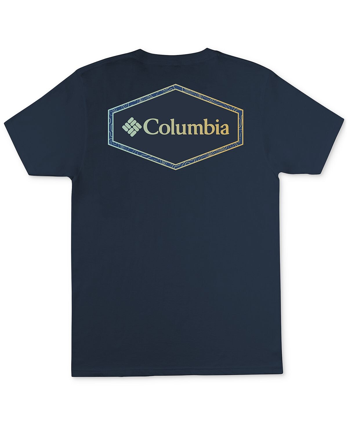 

Мужская футболка с вопиющим логотипом Columbia, мульти