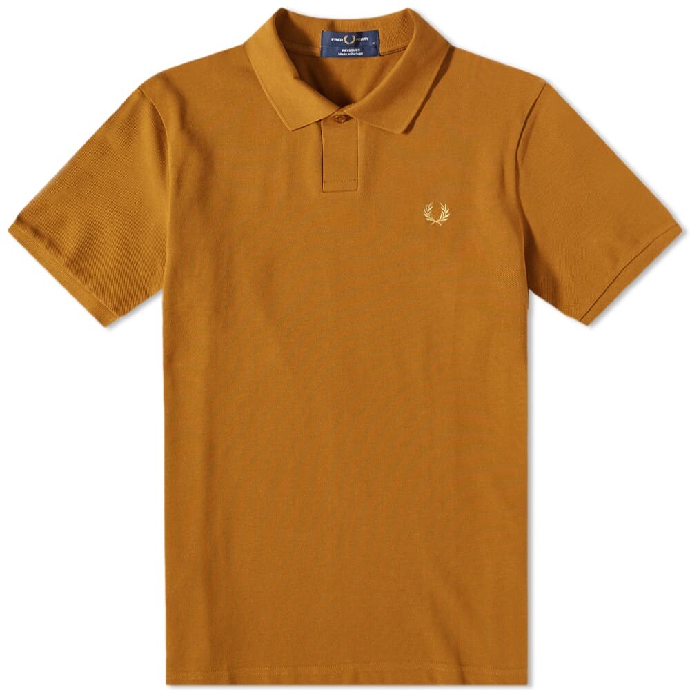 

Футболка Fred Perry Authentic One Button Polo, Коричневый
