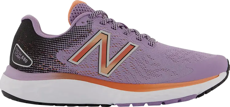 

Кроссовки New Balance Wmns 680v7 Wide 'Raw Amethyst', фиолетовый
