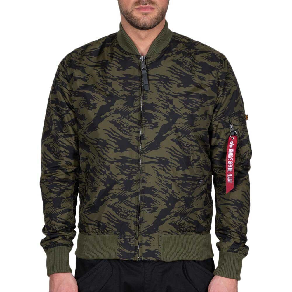 

Куртка Alpha Industries MA-1 TT Camo, зеленый