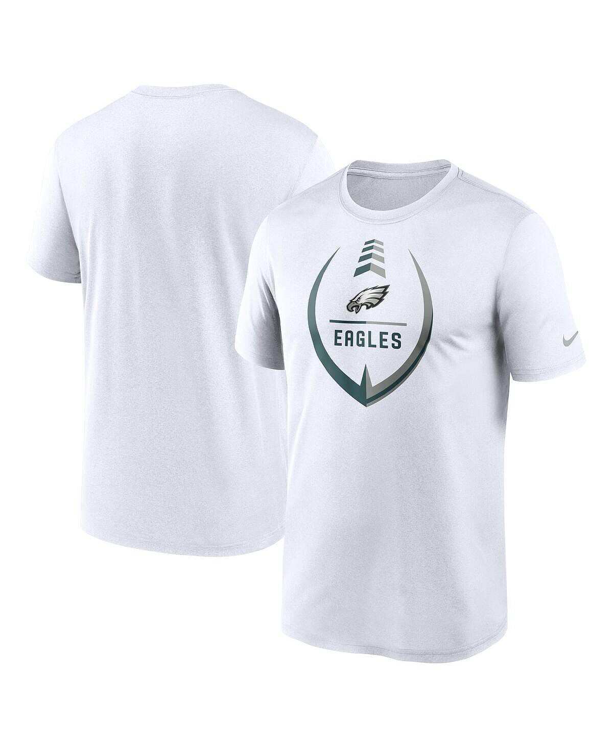 

Мужская белая футболка philadelphia eagles icon legend performance Nike, белый