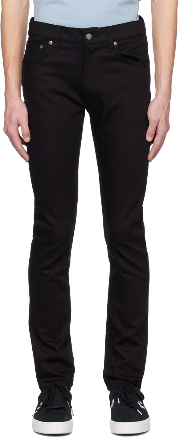 

Черные джинсы скинни Dean Nudie Jeans