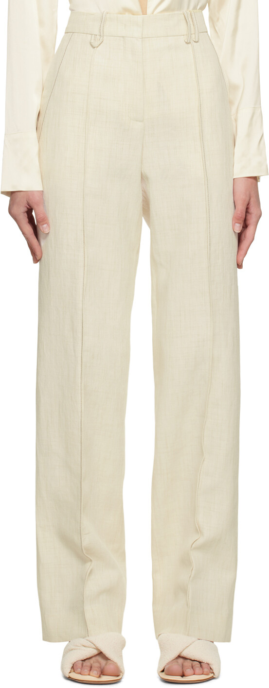 

Брюки Off-White Le Papier 'Le Pantalon Camargue' Jacquemus, Серый, Брюки Off-White Le Papier 'Le Pantalon Camargue' Jacquemus