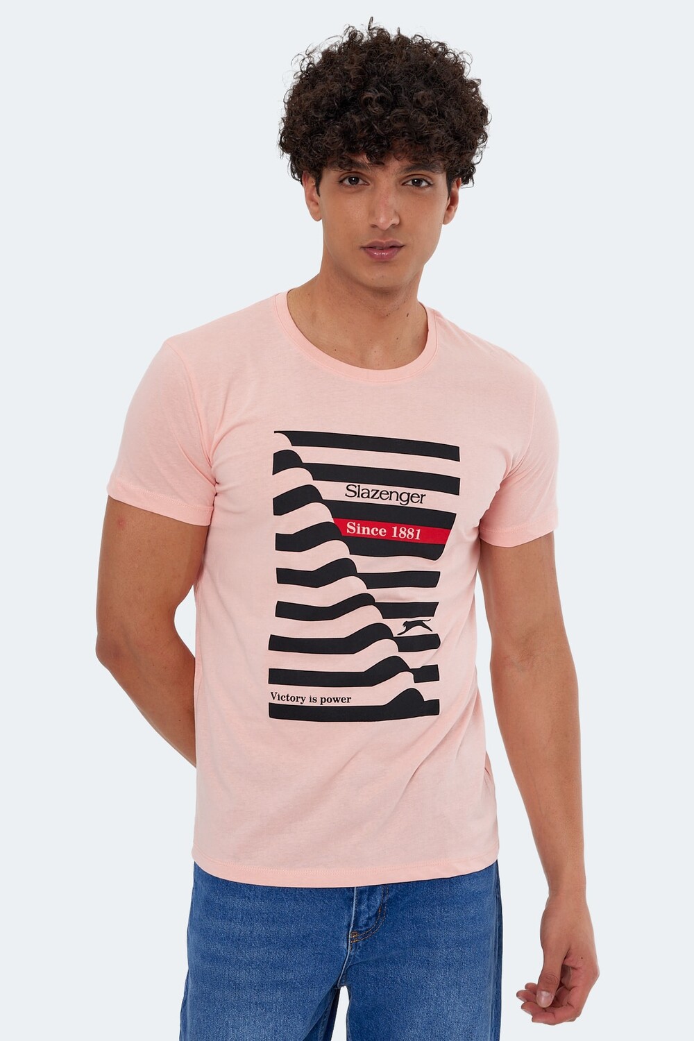 

Katell Мужская футболка Лосось Slazenger, розовый