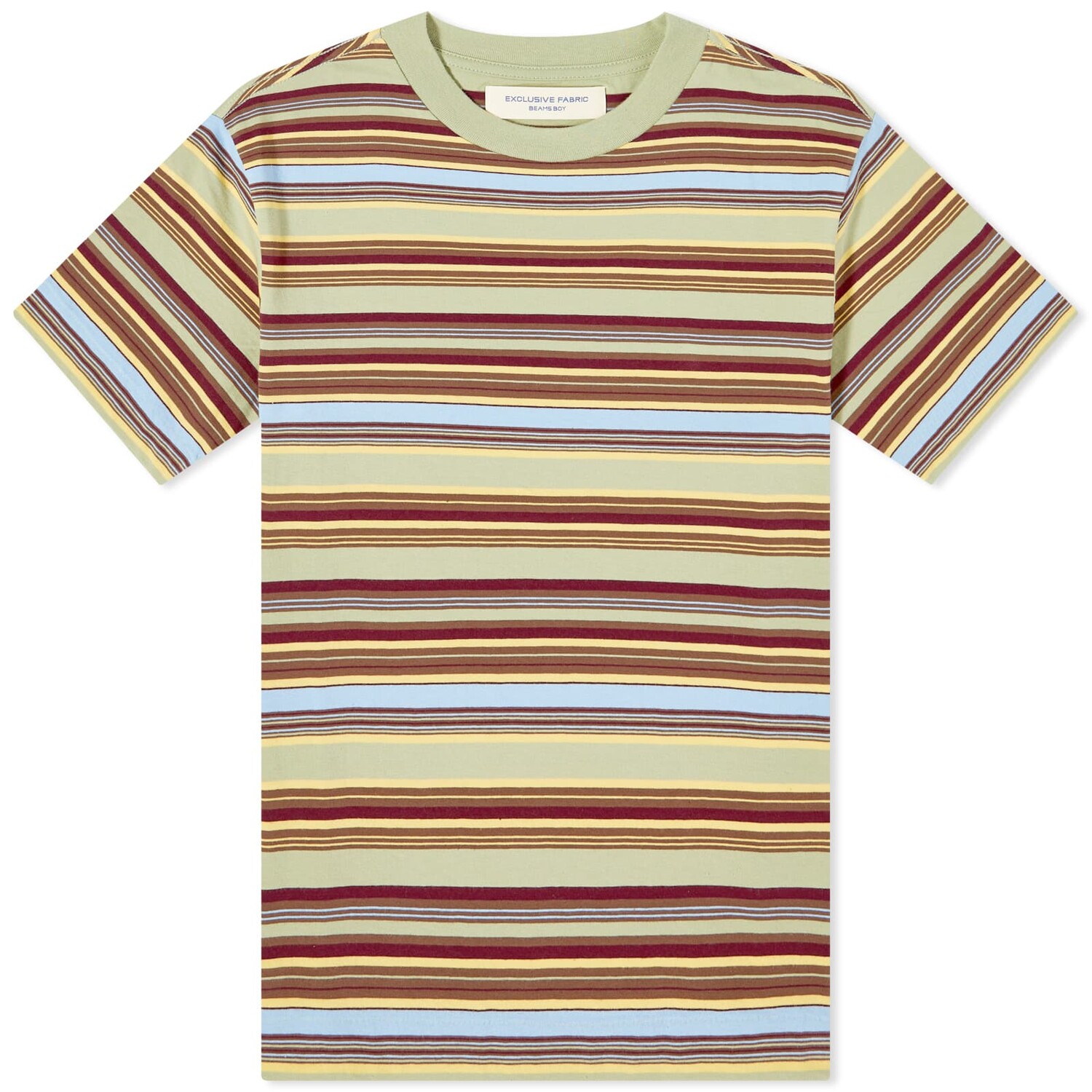 

Футболка Beams Boy Stripe, зеленый