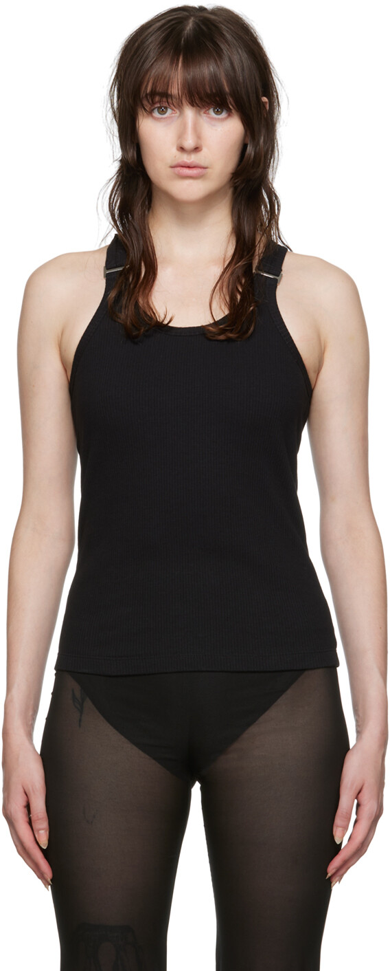 

Черная майка E-Hook Dion Lee