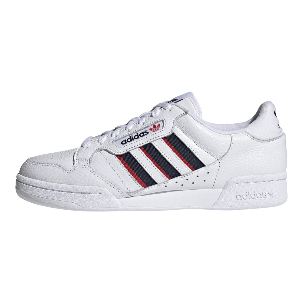 Adidas Originals Continental 80 Stripes Unisex footwear white collegiate navy vivid red CDEK.Shopping