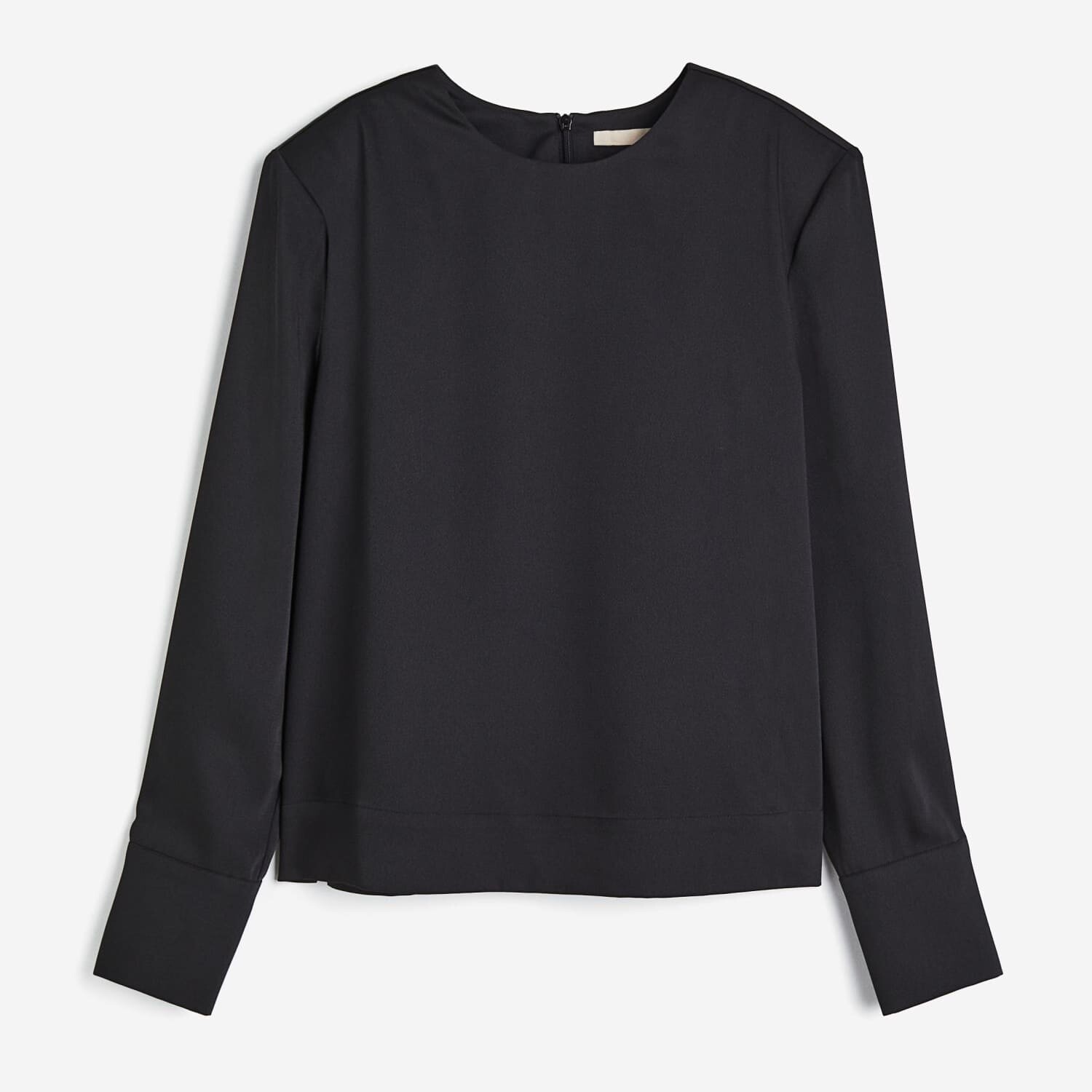 

Блуза H&M Shoulder-pad, черный