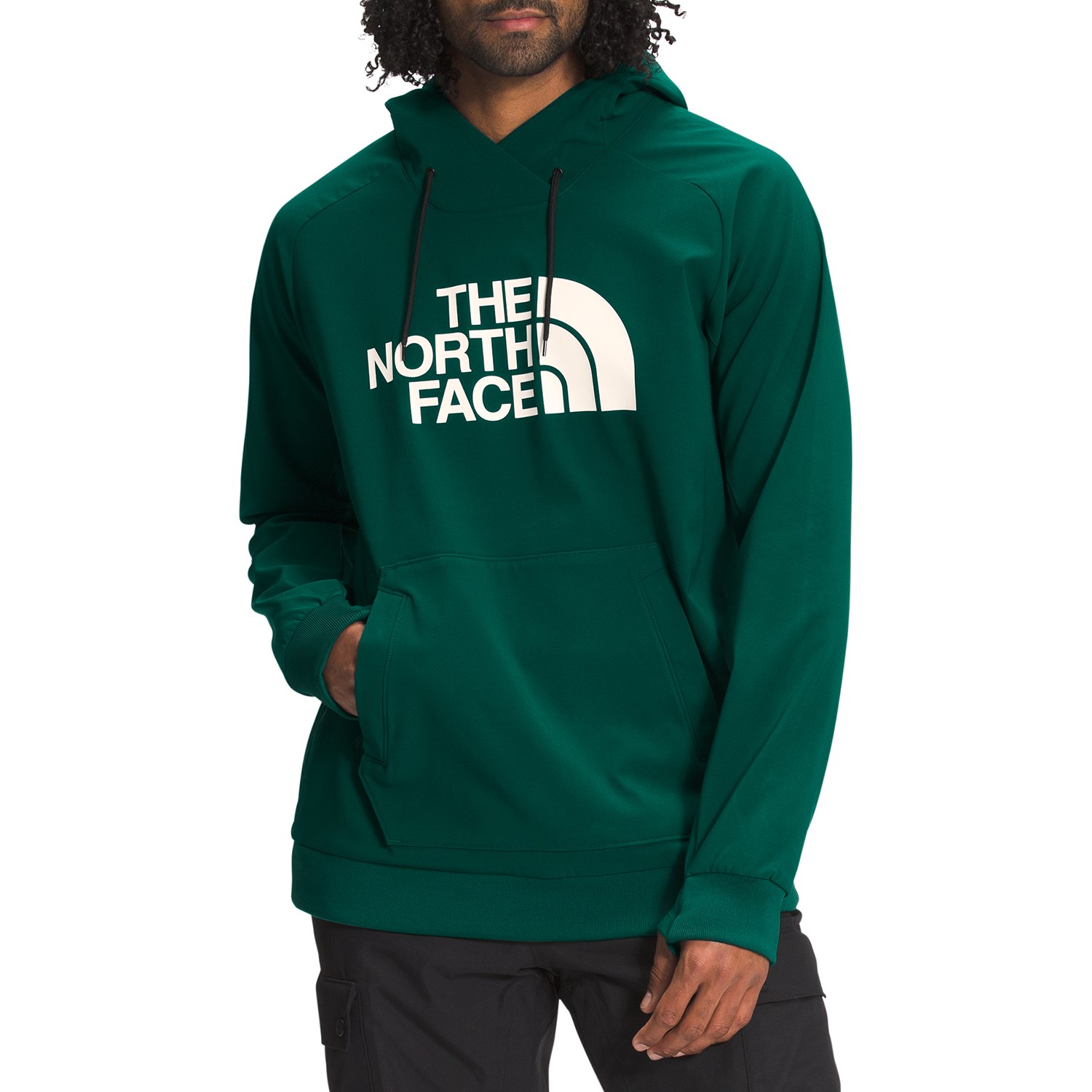 The north face green on sale hoodie