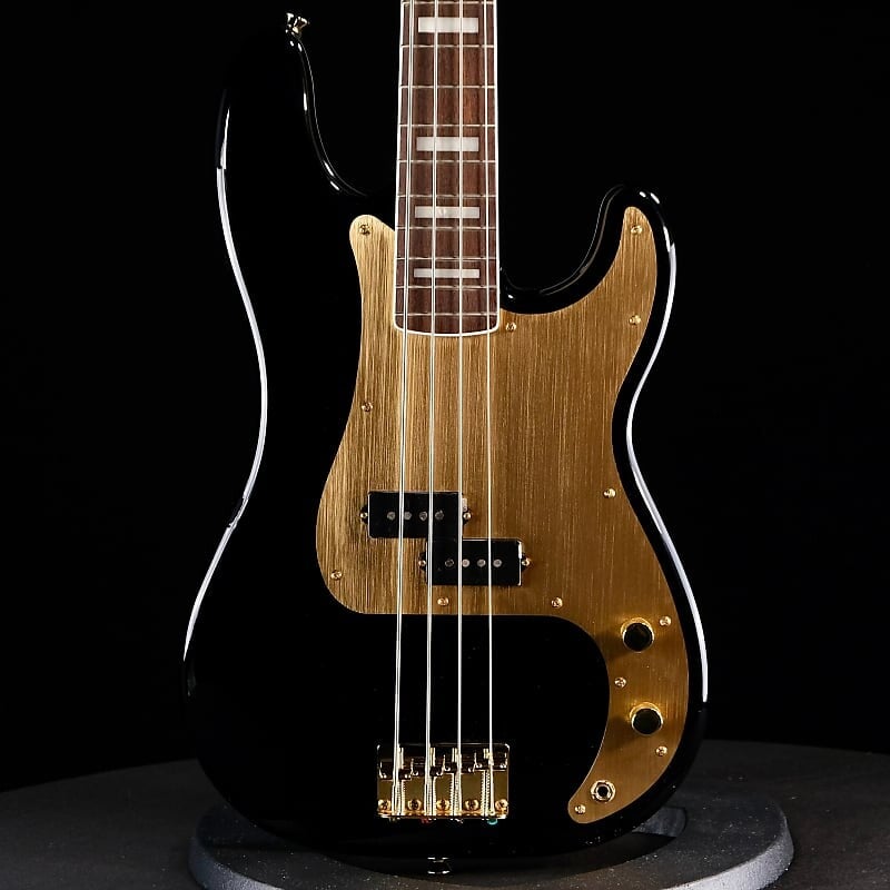 

Squier 40th Anniversary Gold Edition Precision Bass - черный