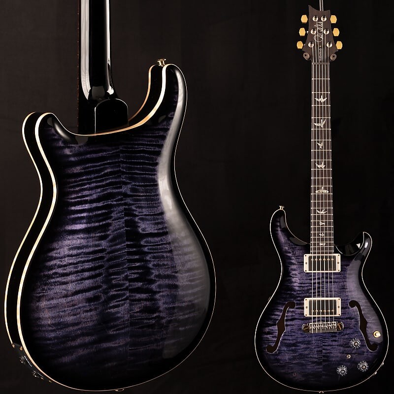 

PRS Hollowbody II Piezo 10-Top Purple Mist 687