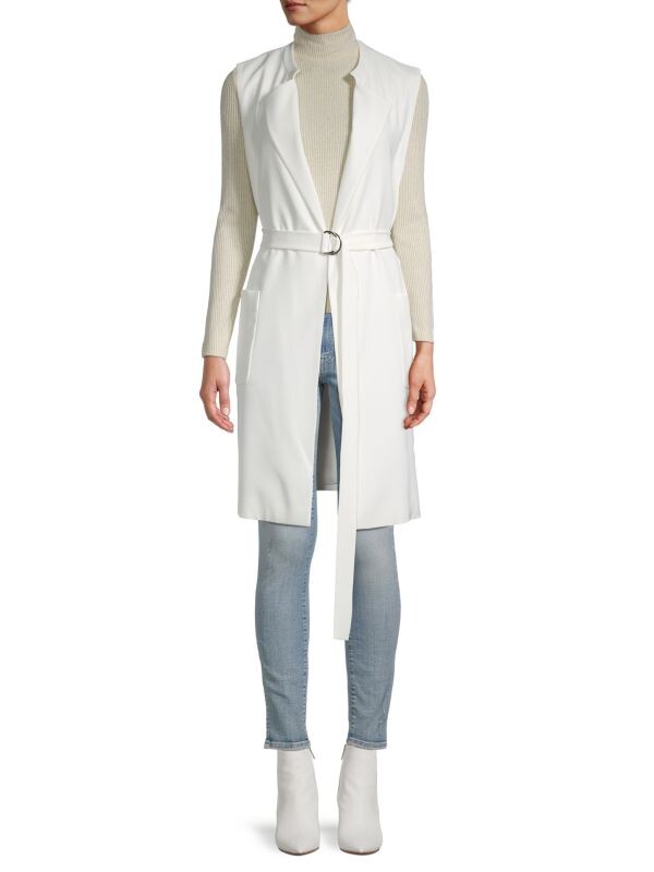 

Жилет DKNY с поясом, ivory