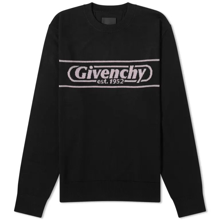 

Джемпер Givenchy Est.1952 Logo Merino Crew, черный