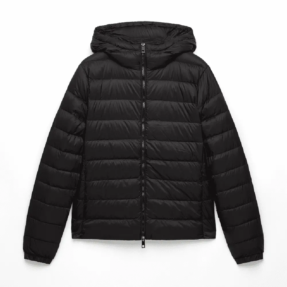 

Пуховик Oysho Ultra-lightweight Water-repellent, черный