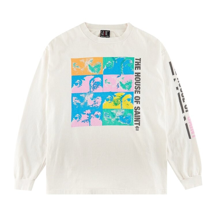 

Футболка Saint Michael House Saint Long-Sleeve T-Shirt White, белый