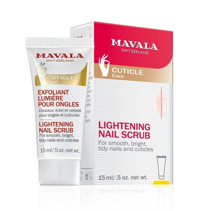

Mavala Lightening Nail Scrub отшелушивающая и осветляющая маска для ногтей 15мл