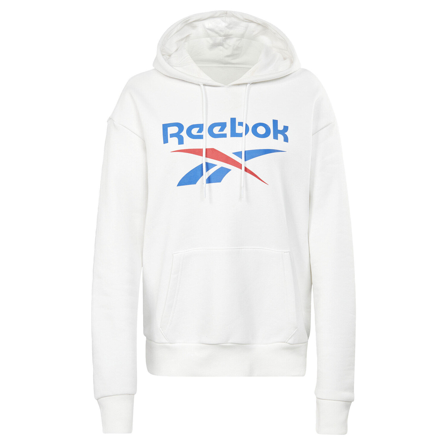 

Флисовая худи с большим логотипом Reebok Identity, белый