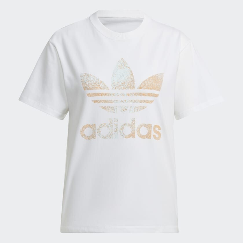 

Футболка adidas Trefoil, белый/мультиколор