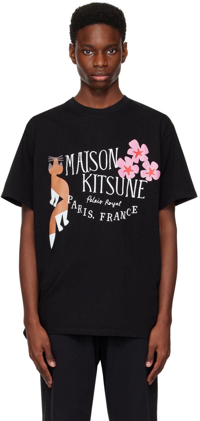 

Черная футболка Bill Rebholz Edition 'Palais' Maison Kitsuné