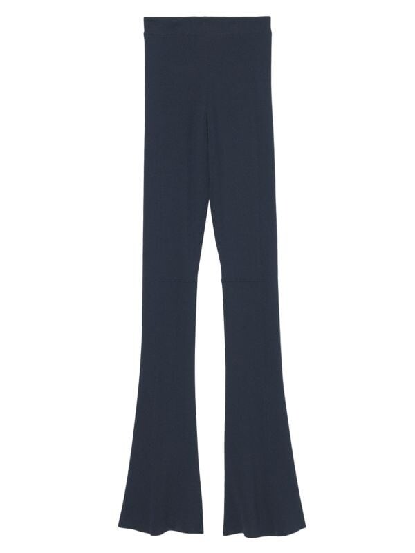 

Расклешенные трикотажные брюки в рубчик le splash Jacquemus Navy