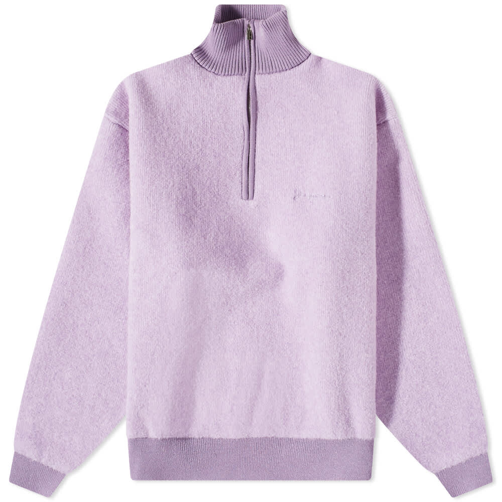 

Футболка Jacquemus Quarter Zip Top, Серый