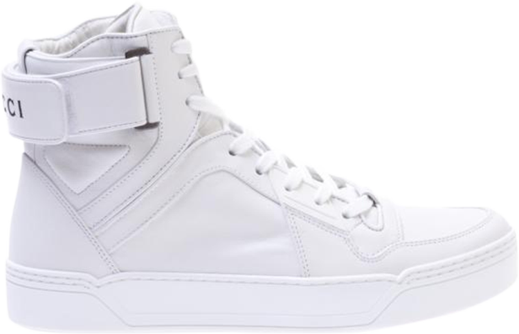 Кроссовки Gucci High Top Great White, белый - фото