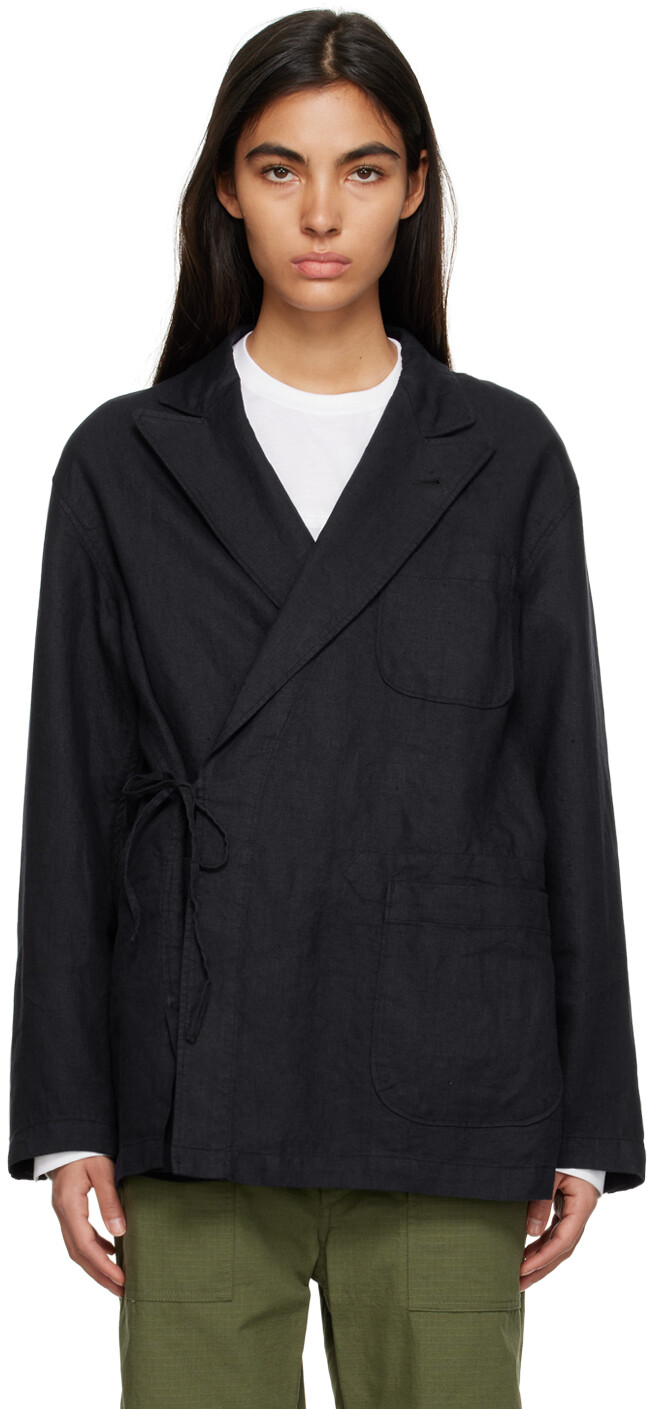 

Темно-синяя куртка D-Sum Engineered Garments, Синий