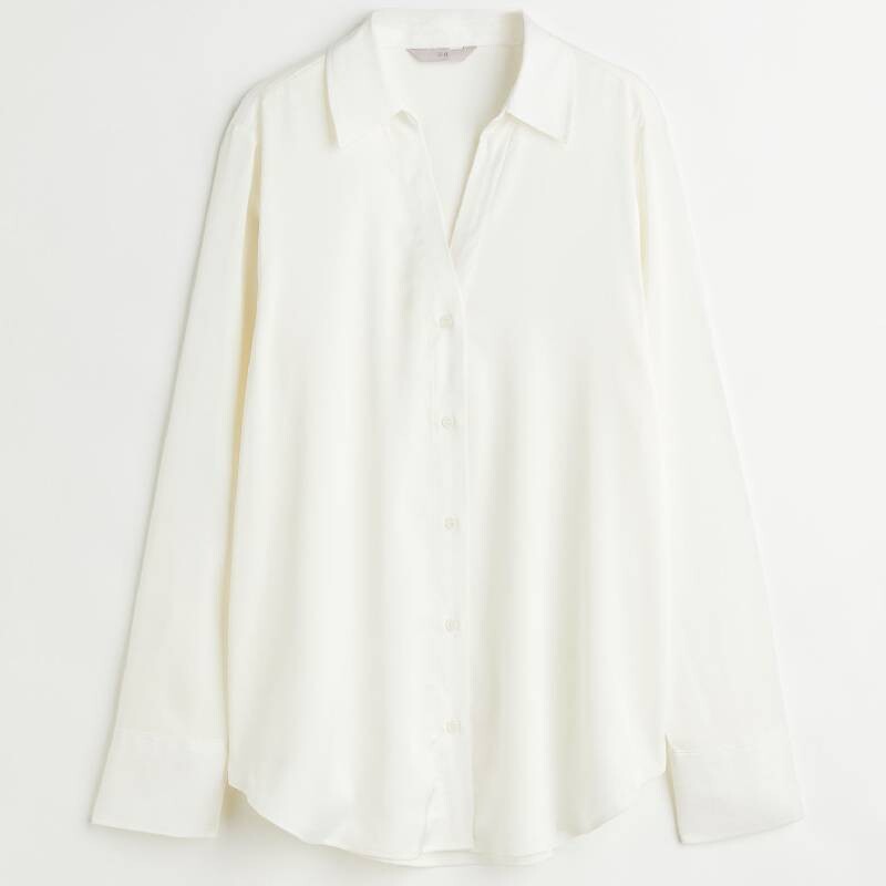 

Блузка H&M V Neck, кремовый