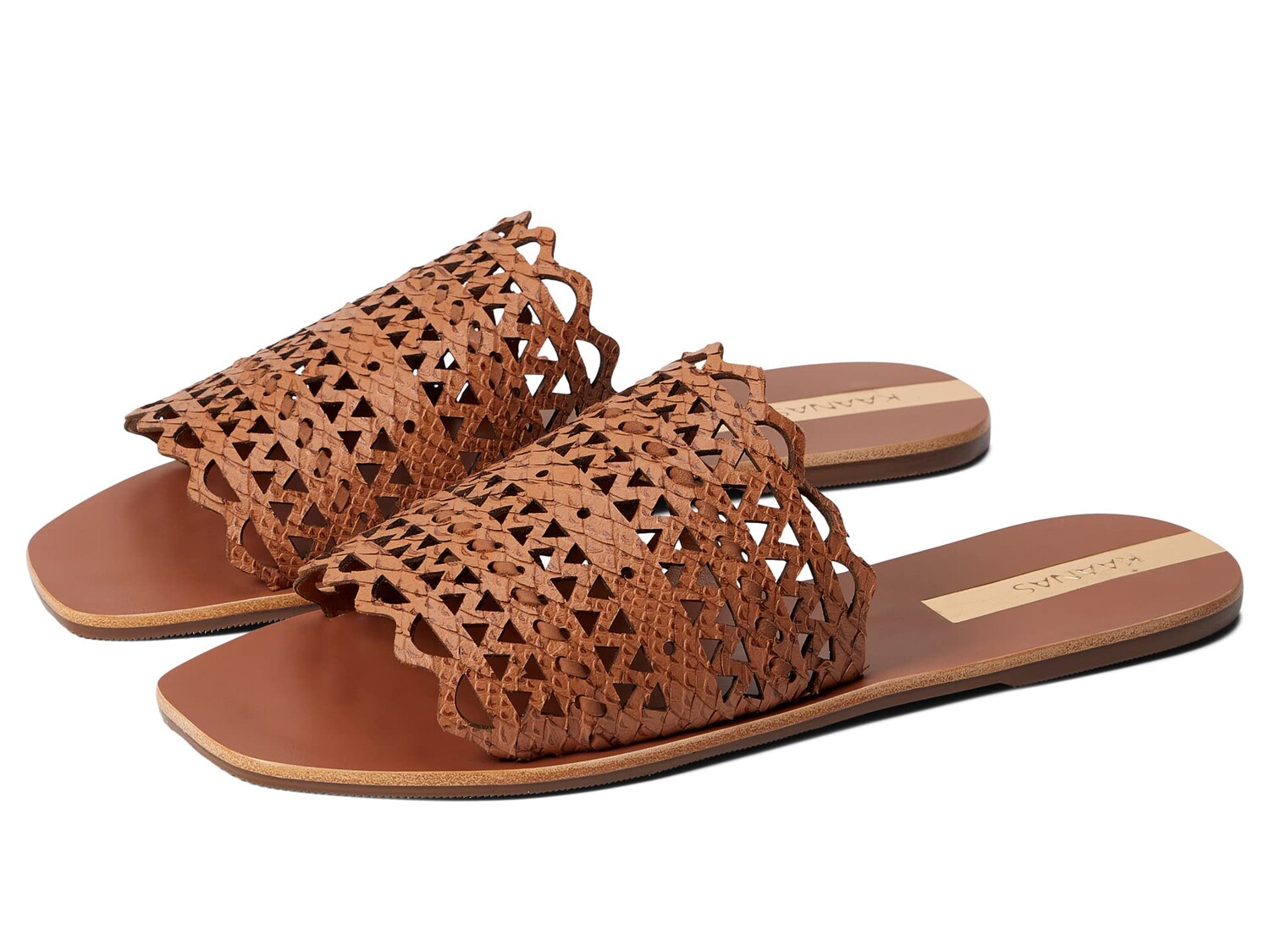 Сандалии KAANAS, Estela Laser Cut Leather Sandal