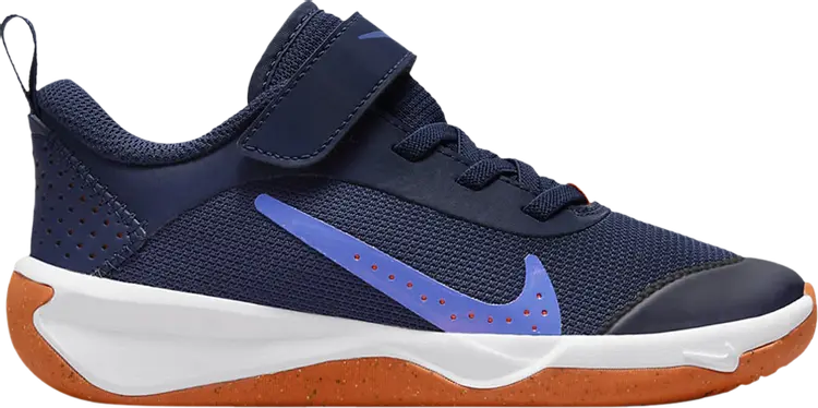 

Кроссовки Nike Omni Multi-Court PS 'Midnight Navy Safety Orange', синий