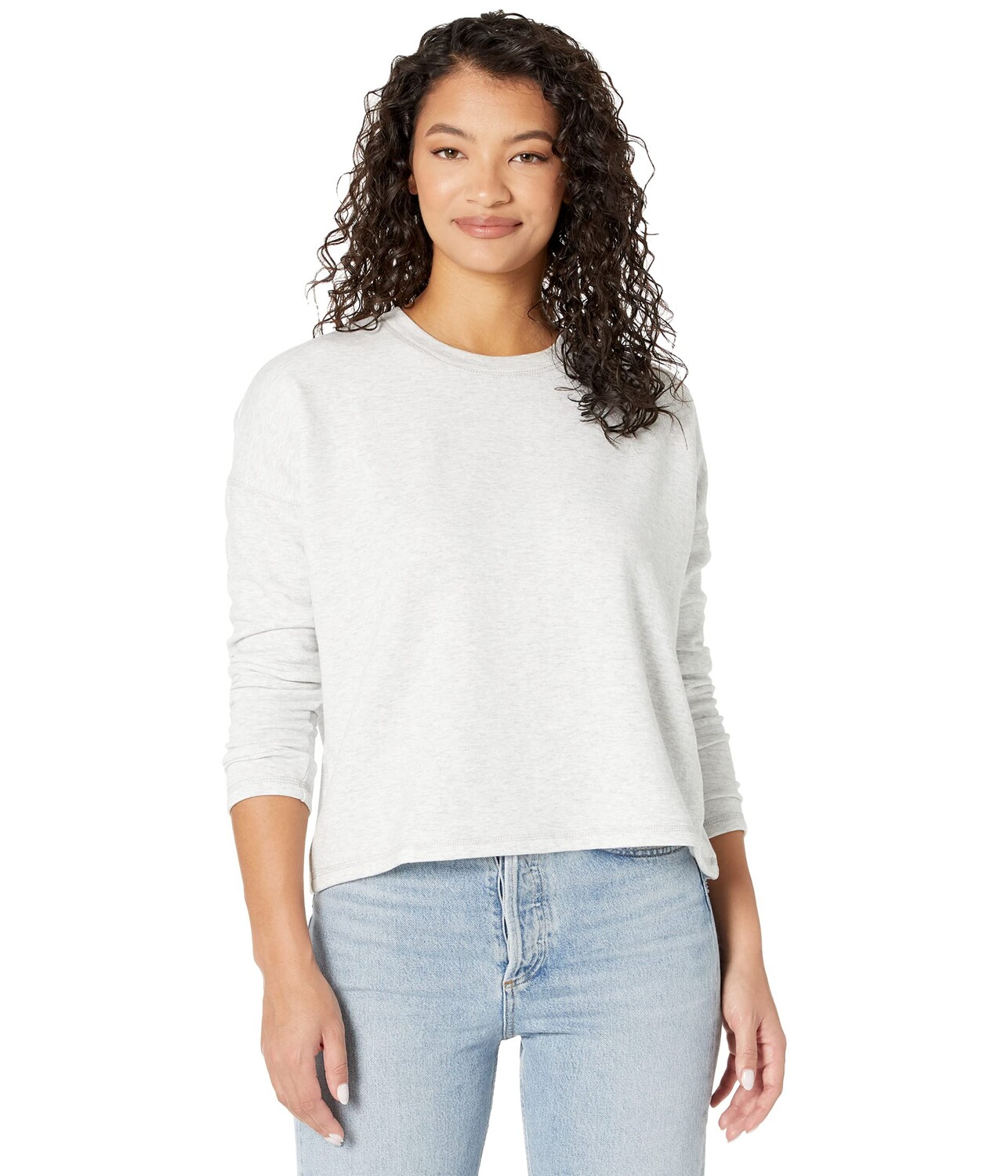 

Толстовка Madewell, MWL Superbrushed Easygoing Sweatshirt, Серый
