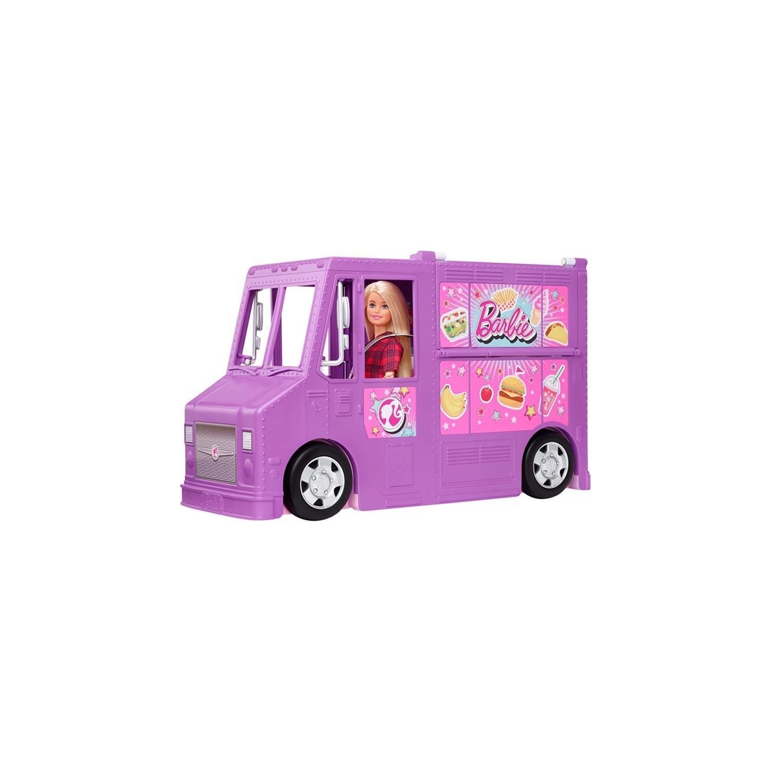 Игровой набор Barbie's Food Car набор barbie виртуальный мир автомобиль с мини куклой 10 см dtw18