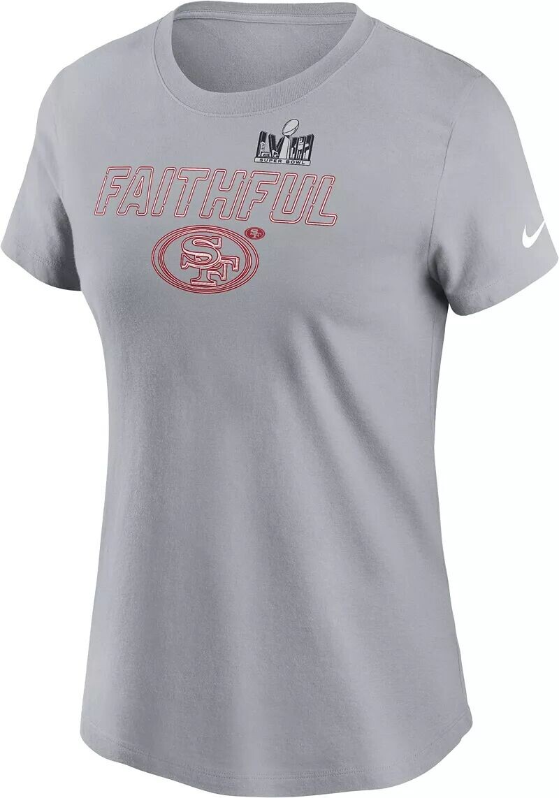 

Женская футболка Nike 2024 Super Bowl LVIII Bound San Francisco 49ers Local