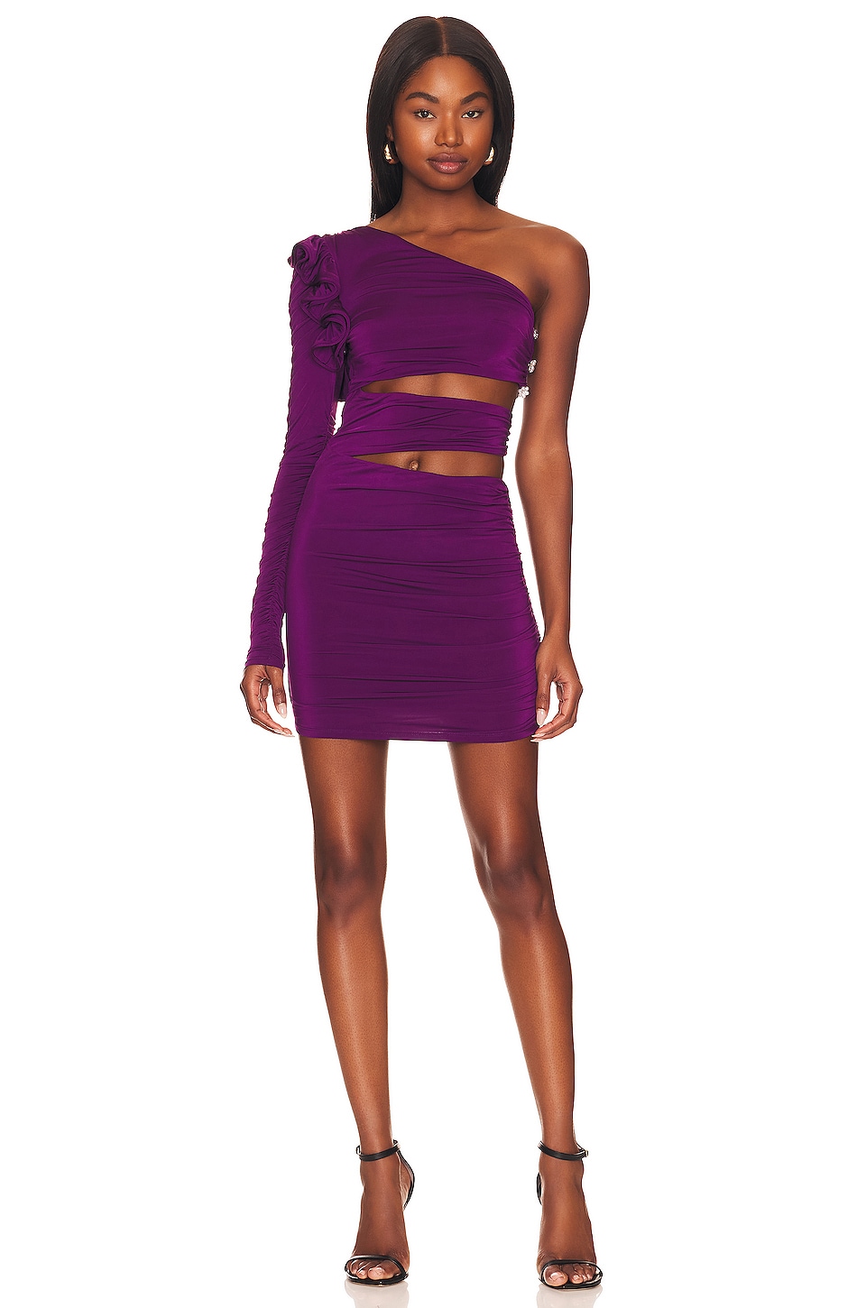Платье мини Tularosa Baroni, цвет Plum Purple