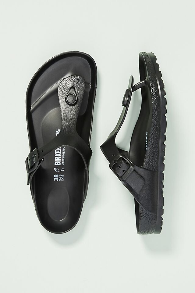 

Сандали Birkenstock Gizeh Eva с регулируемым ремешком, черный