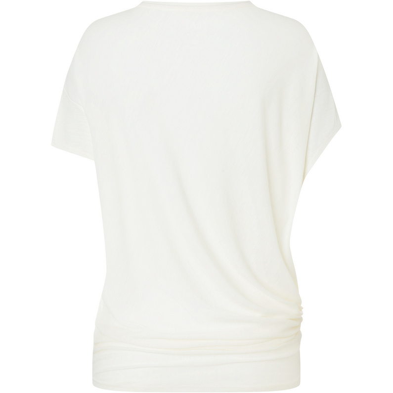 Женская свободная футболка для йоги Super.Natural, белый