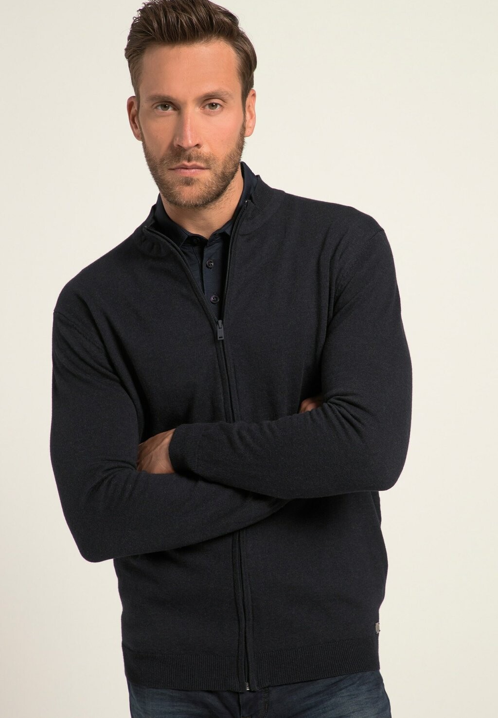 

Кардиган Stehkragen Zipper JP1880, цвет navy blau