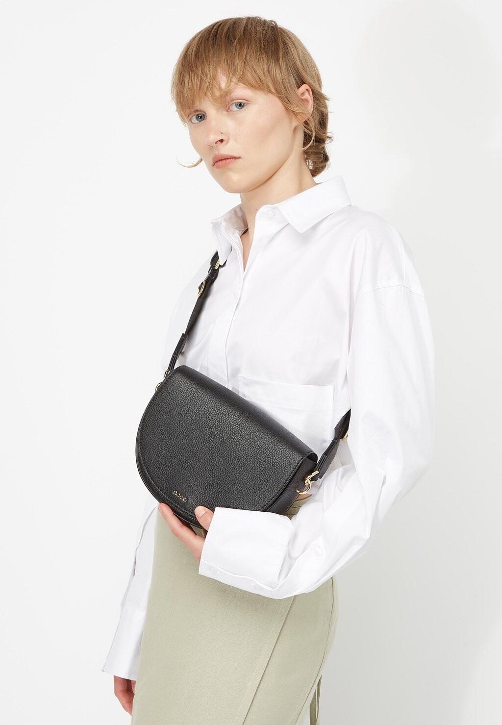 

Сумка через плечо SADDLE ECCO, цвет black
