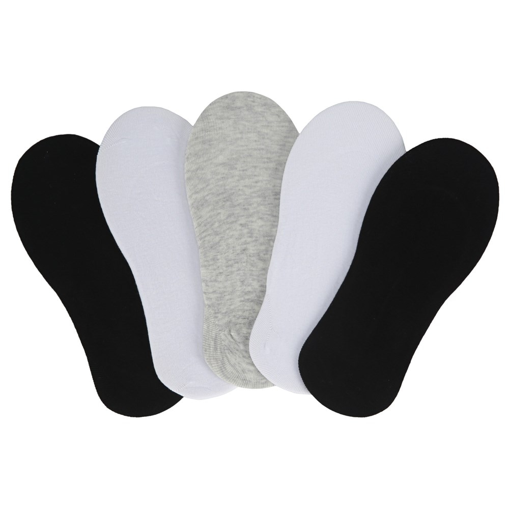 Комплект из 5 женских хлопковых носков с подкладкой Sof Sole, белый