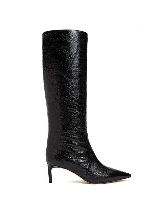 Черные женские кожаные ботинки Bettina Vermillon