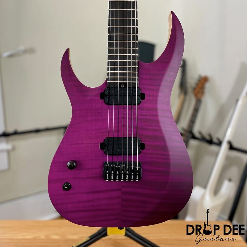 

Электрогитара Schecter John Browne Tao-7 Left-Handed 7-String Electric Guitar - Satin Trans Purple