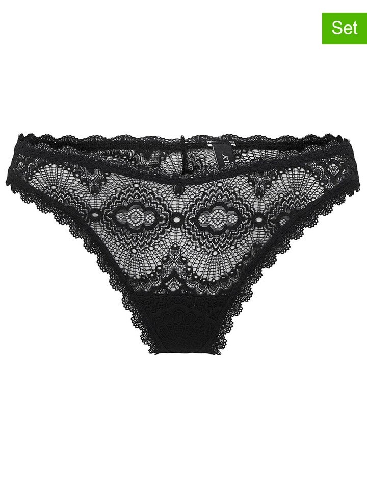 

Стринги ONLY 2er Set s, черный