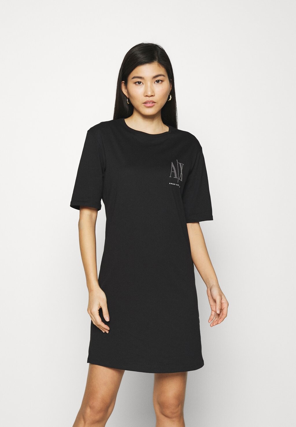 

Платье из джерси Armani Exchange, черный